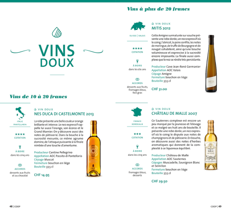 Guide 2016 des meilleurs vins des supermarchés de Suisse romande